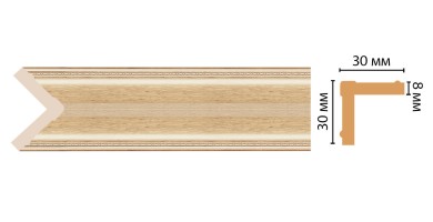 Угол Decomaster 116-11 (30x30x2400 мм)