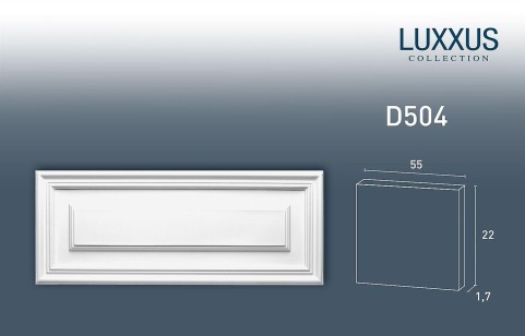 Панель накладная Orac Decor Luxxus D504 (22x1.5x55 см)