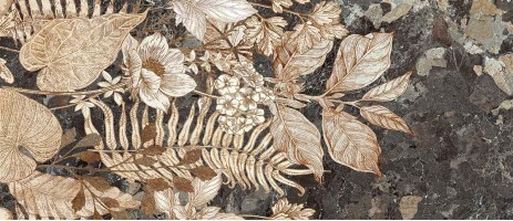 Керамогранит Naxos Mockup Lastra Floralia Nat Ret 120x278 136928