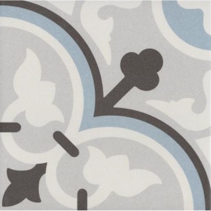 Керамогранит Revoir Paris La Madeleine Flavie Bleu 20x20 VVS2020_024