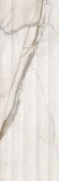 Плитка Mei Cosima белый рельеф сатинированный ректификат 39.8x119.8 настенная 16235
