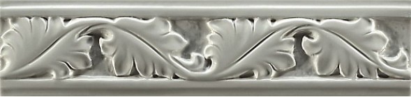 Бордюр Ceramiche Grazia Formae Steel Diamond Foliage 6.5x26 FO4