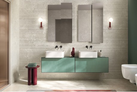 Керамогранит Italgraniti Dorset Beige Ribbed 60x120 DR03BAR