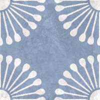 Керамогранит Motto Ceramic Palmas Blue Decor 1 20x20 N100122