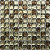 Мозаика NSmosaic Exclusive Series стекло 3x3 30x30 S-833