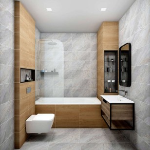 Керамогранит Global Tile Florida Синий 30x60 GT221VG