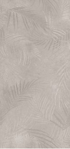 Керамогранит Mei Floresta листья светло-серый ректификат 60x120 17549