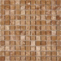 Мозаика Pixmosaic Каменная мозаика из мрамора Light Emperador на сетке 30.5x30.5 PIX222