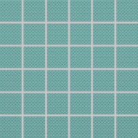 Мозаика Rako Color Two морская волна матовая рельефная 5x5 30x30 GRS05667