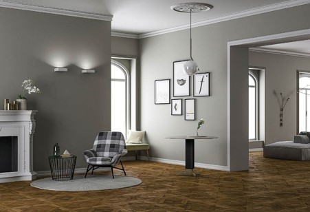 Спеченный камень Delfone Gentleman Grey Бархатный 6 mm 120x270