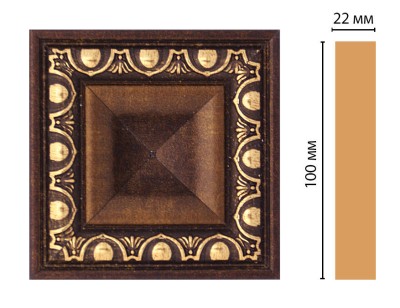 Вставка цветная Decomaster D207-56 (100x100x22 мм)