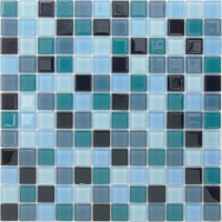 Мозаика Caramelle Mosaic Acquarelle Delphinium стеклянная 29.8x29.8