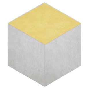 Мозаика Estima Spectrum Milky White Cube неполированная 25x29 SR00/SR04