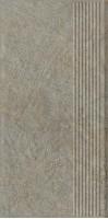 Ступень Paradyz Eremite Taupe Stopnica Prosta Struktura Mat 30x60