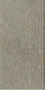 Ступень Paradyz Eremite Taupe Stopnica Prosta Struktura Mat 30x60