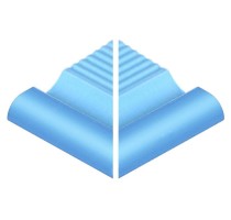 Рукохват Acepool Угол Наружный Голубой 11.9x11.9 905721