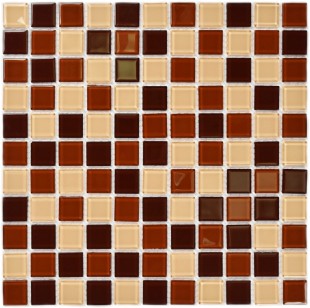 Стеклянная мозаика Bonaparte Toffee Mix 2.5x2.5 30x30