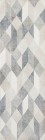 Плитка Marazzi Italy Chalk Grey Decoro Origami 25x76 настенная M02S