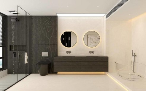 Спеченный камень Delfone Limestone Cream-White Matt 120x270