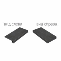 Ступень Italon Surface Steel Scalino Angolare Destro 33x60 620070000680