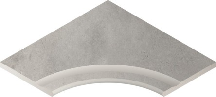 Бортик Italon Millennium Х2 Silver Bor.60x60 Svasato Ang.Round 30 60x60 с выемкой угловой закругленный 620090000733