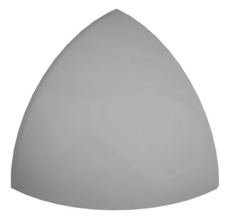Pool Tile Radial External Corner Grey Anti-Slip