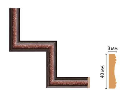 Декоративный угловой элемент Decomaster 188-1-52 (300x300 мм)