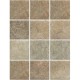 Плитка Kerama Marazzi Брюссель из 12 частей микс матовый 9.8x9.8 настенная 1326