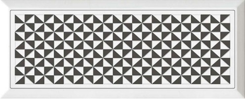 Плитка Vives Ceramica Gran Mugat Cross Grafito 20x50 настенная