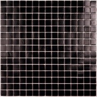 Стеклянная мозаика Bonaparte Simple Black на бумаге 2x2 32.7x32.7