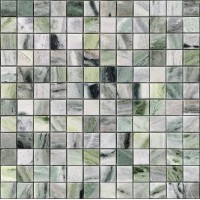 Мозаика Caramelle Mosaic Pietrine 7 mm Onice Verde Oliva Pol 29.8x29.8