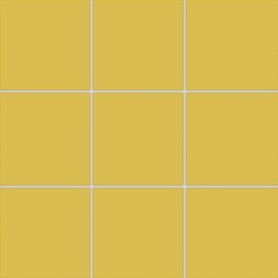 Мозаика Rako Color Two темно-желтая матовая рельефная 1x1 30x30 GRS0K642