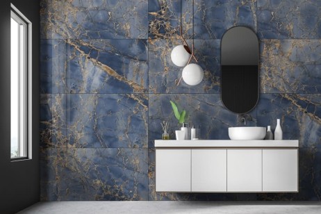 Керамогранит Ape Ceramica Icaro Blue Marble Pol Rect 60x120