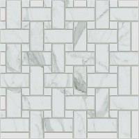 Мозаика Estima Montis White Intreccio полированная 33x33 MN01