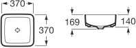 Раковина Roca Inspira square 327532620