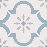 Керамогранит Эклектика Арабески Голубой