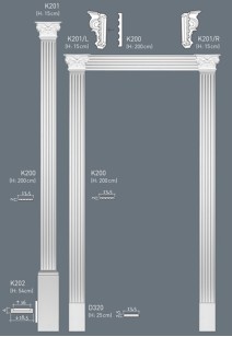Пилястра Orac Decor Luxxus K200 (14x2x200 см)