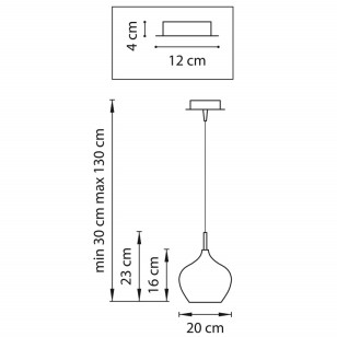 Подвес Lightstar Pentola 803049