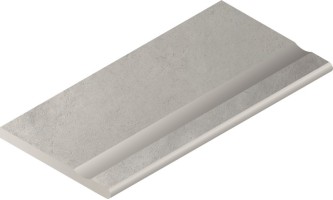 Бортик Italon Millennium Х2 Silver Bor. Svasato Round 33x60 с выемкой закругленный 620090000735