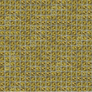 Мозаика Pixmosaic Glass Моно Золото 1.5x1.5 30x30 МС 636