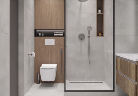 Керамогранит Ceradim Concrete Courage Grey Серый Матовый 60x60