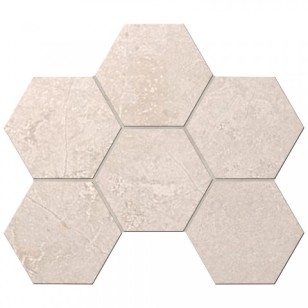 Мозаика Estima Marmulla MA03 Hexagon неполированная 25x28.5