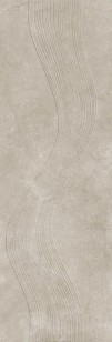 Плитка Mei Concrete Sea серый рельеф ректификат 39.8x119.8 настенная 16482
