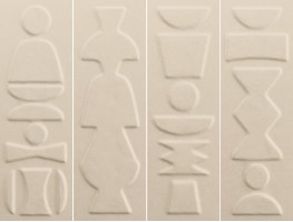 Плитка 41ZERO42 Nok Totem Ivory 6.5x20 настенная 4101221