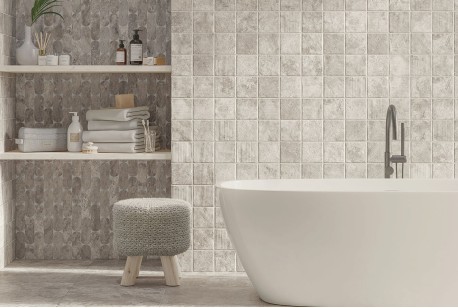 Керамогранит WOW Cross Cut O Silver 5x15 136580