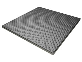 Керамогранит Pool Tile Border Black Waffle