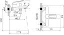 Смеситель для ванны Iddis Male MALSB00i02WA