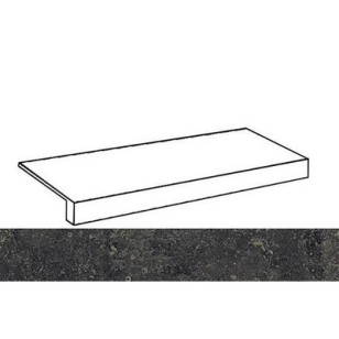 Room Stone Black Scalino Frontale Cer