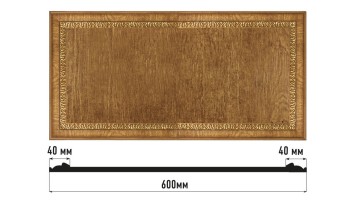 Декоративная панно Decomaster D3060-4 (600x300x18 мм)