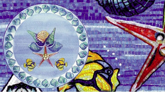 Стеклянная мозаика Sicis Iridium Periwinkle 29.5x29.5 40423